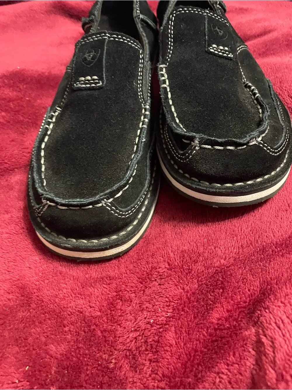 Ariat women’s cruiser slip on shoes black suede size 9